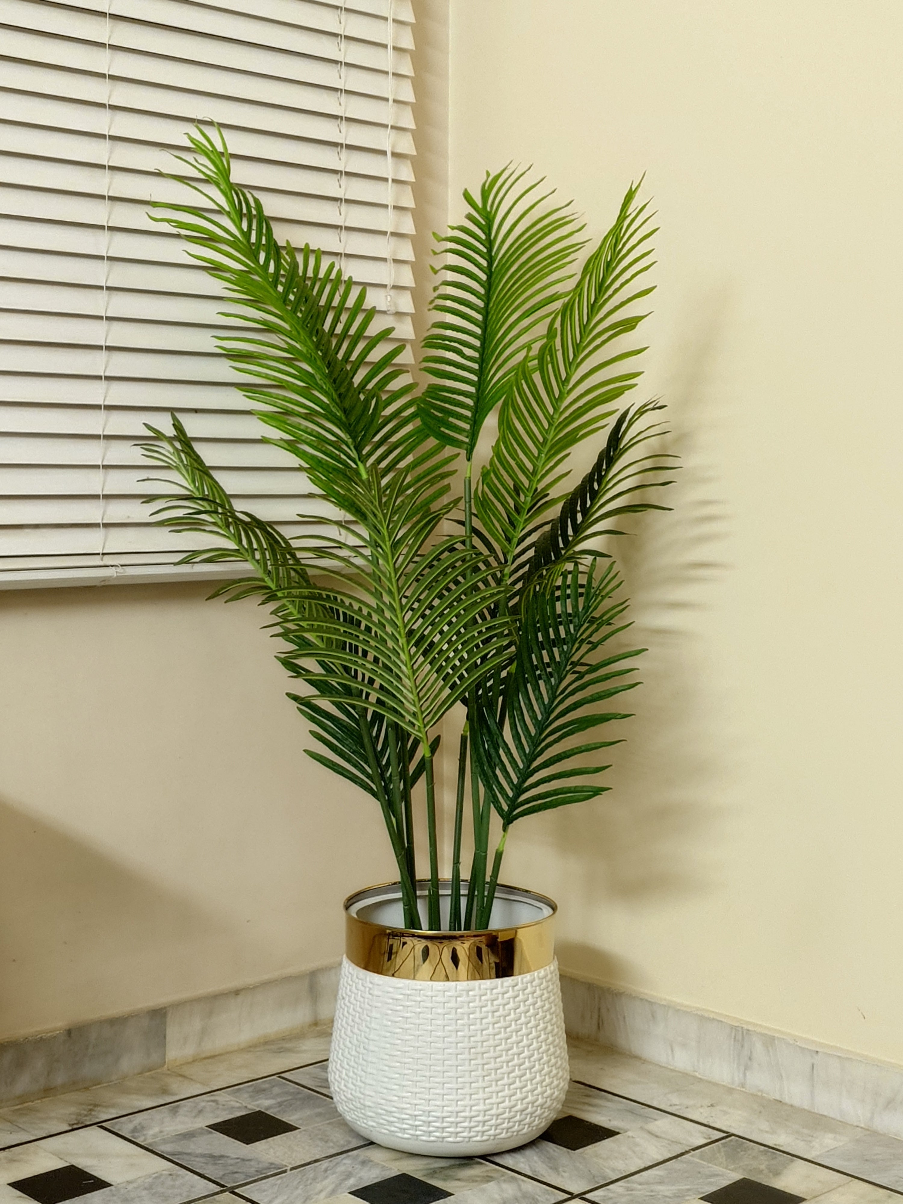 Faux Areca Palm Plant – Elegant Indoor Greenery by Home Cuddles